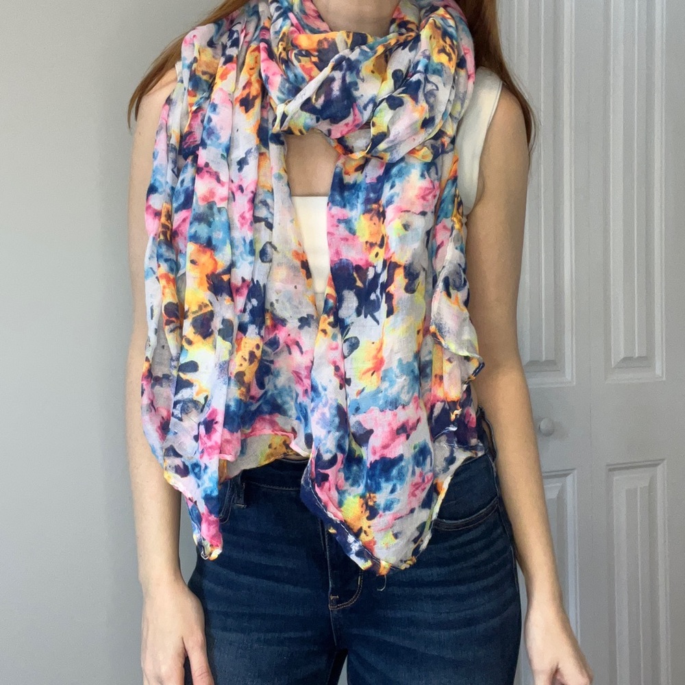 Bershka floral scarf